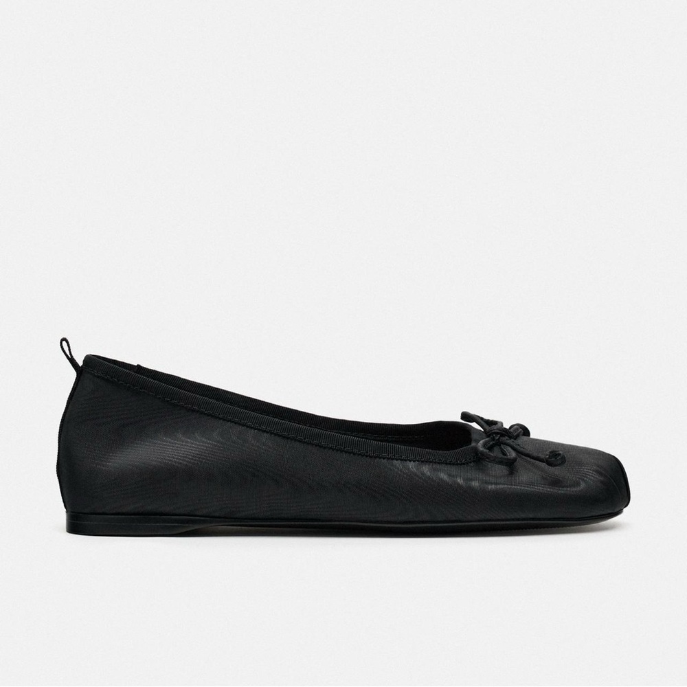 Zara bow detail ballet flats: NWT